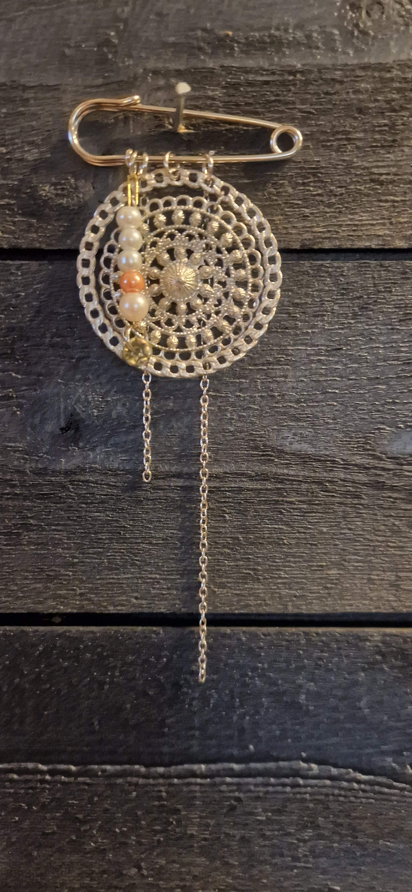 Brosch "månros"🏵